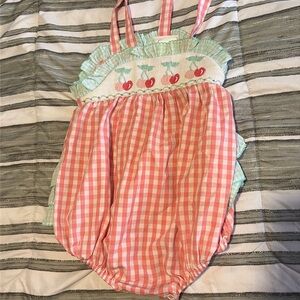 Shrimp & Grits Cherry Smock